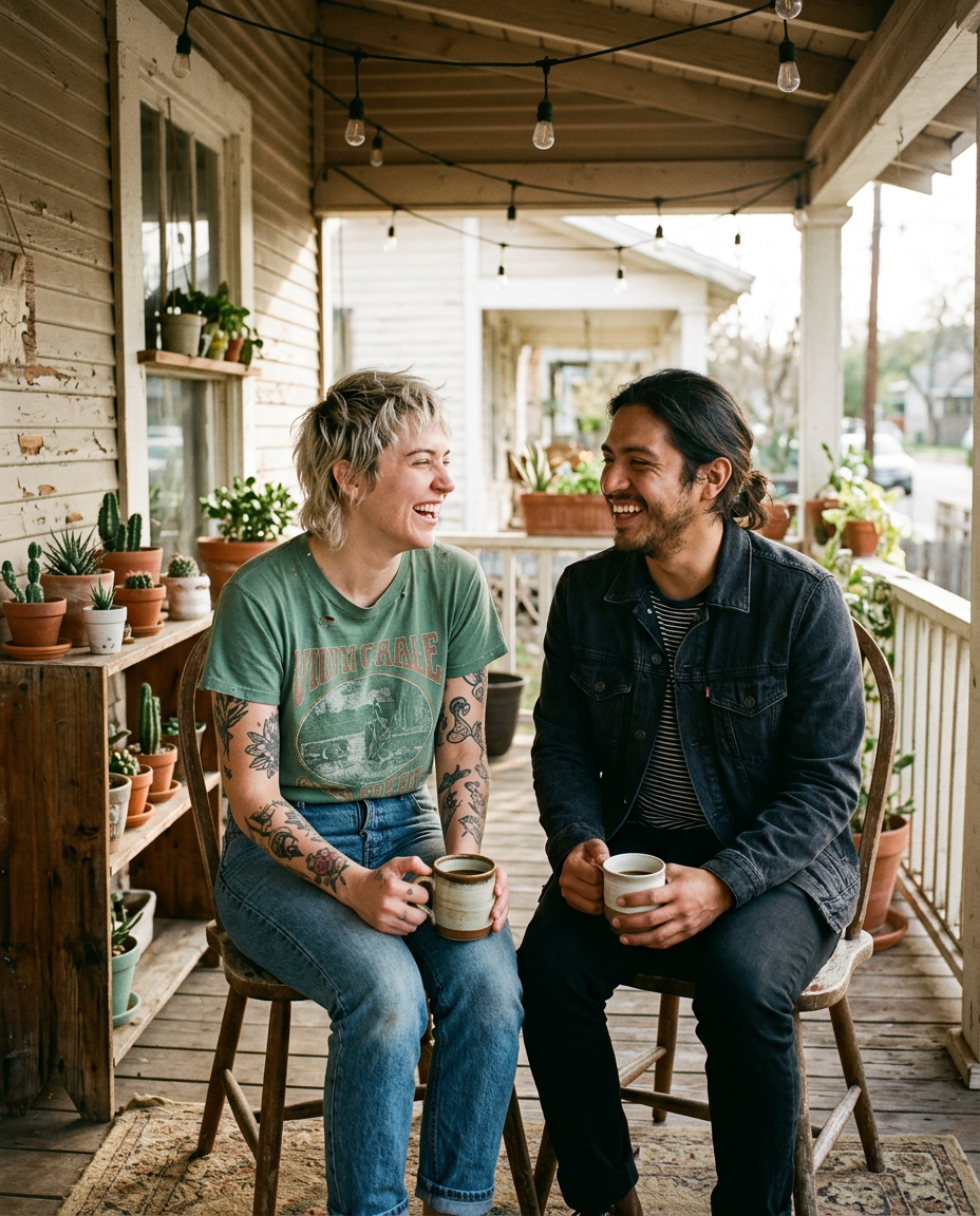 Riley & Mateo Carter-Ortiz — East Austin, Austin