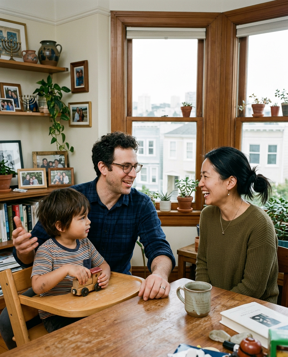The Goldberg-Tanaka Household — Pacific Heights, San Francisco